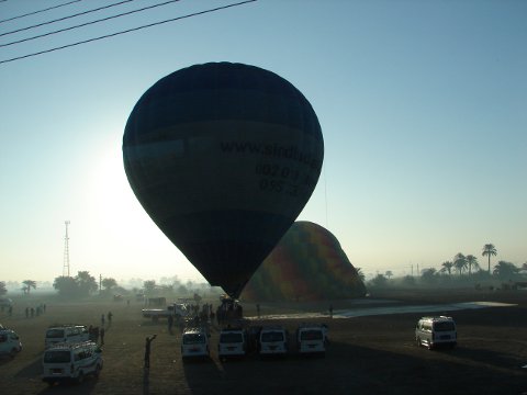 Louxor, mongolfière